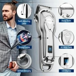 ROYCE? Professionele Tondeuse - Tondeuse Mannen - Draadloze Tondeuse - Tondeuse Hoofdhaar - Haartrimmer - Tondeuses -Philips winkel 550x550 110