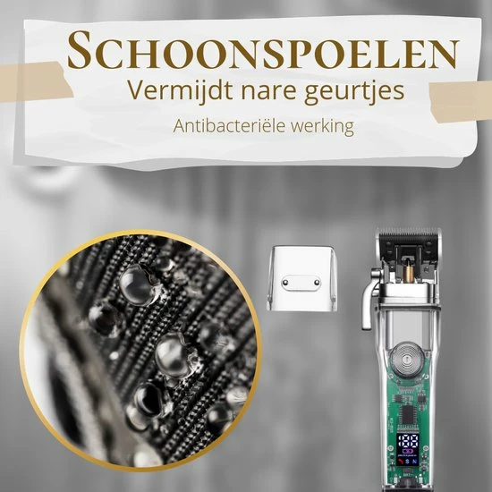 IBLENDITY Tondeuse Mannen - Luxe Tondeuse - Haartrimmer Baard - Scheerapparaat Voor Mannen - Baardtrimmer - Trimmer - LCD Display - Waterdicht 7 IBLENDITY Tondeuse Mannen - Luxe Tondeuse - Haartrimmer Baard - Scheerapparaat Voor Mannen - Baardtrimmer - Trimmer - LCD Display - Waterdicht - Afbeelding 5
