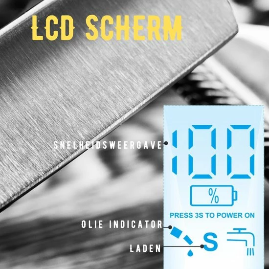 IBLENDITY Tondeuse Mannen - Luxe Tondeuse - Haartrimmer Baard - Scheerapparaat Voor Mannen - Baardtrimmer - Trimmer - LCD Display - Waterdicht 8 IBLENDITY Tondeuse Mannen - Luxe Tondeuse - Haartrimmer Baard - Scheerapparaat Voor Mannen - Baardtrimmer - Trimmer - LCD Display - Waterdicht - Afbeelding 6