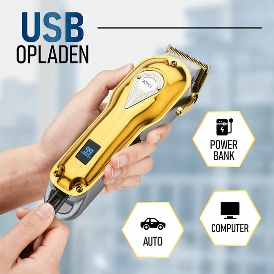 ROYCE® Professionele Tondeuse - Draadloze Tondeuse - Tondeuse Mannen - Tondeuse Hoofdhaar - Haartrimmer - Tondeuses 8 ROYCE® Professionele Tondeuse - Draadloze Tondeuse - Tondeuse Mannen - Tondeuse Hoofdhaar - Haartrimmer - Tondeuses - Afbeelding 6