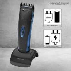 Clatronic ProfiCare PC-HSM/R 3052 -Tondeuse, Baardtrimmer, Oor- En Neushaartrimmer Zwart, Blauw -Philips winkel 550x550 1172