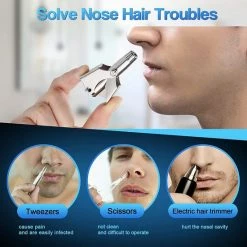 Merkloos Doodadeals® | Neustrimmer | Oortrimmer | Neustrimmer Heren | Neustrimmer Vrouwen | Neushaartrimmer | Nose Trimmer | Met Schoonmaakborstel | RVS -Philips winkel 550x550 1177