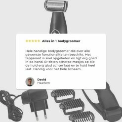 QuiMax BodyGroomer 5 In 1 - Waterdicht - Baard - Lichaam - Scheerapparaat -Philips winkel 550x550 1202