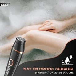 GEON - Multifunctionele 5 In 1 Neustrimmer - Oplaadbaar - Draadloos |Elektrische Gezichtsreiniger Inclusief Nagelvijl| Mannen En Vrouwen -Philips winkel 550x550 1210