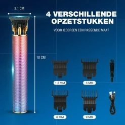 Krexs Rainbow Baardtrimmer - Tondeuse - Trimmer - Scheerapparaat - Haartrimmer - Bodygroomer – Baard -Philips winkel 550x550 1215