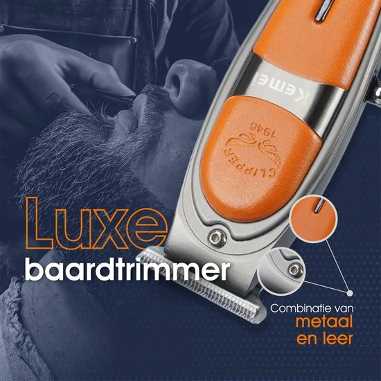 Kemei Tondeuse + 1 GRATIS - Baard Trimmer - Scheerapparaat - Bodygroomer Mannen 8 Kemei Tondeuse + 1 GRATIS - Baard Trimmer - Scheerapparaat - Bodygroomer Mannen - Afbeelding 6