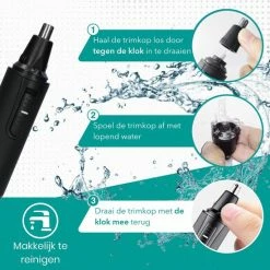 FreshDragon 4-in-1 Neustrimmer Voor Mannen - Oortrimmer - Inclusief Reistasje -Philips winkel 550x550 1244