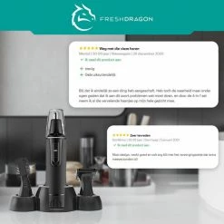 FreshDragon 4-in-1 Neustrimmer Voor Mannen - Oortrimmer - Inclusief Reistasje -Philips winkel 550x550 1248
