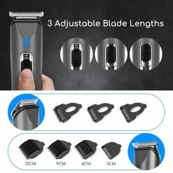 Aigostar Edward 32ICB - Tondeuse Set - 5 In 1 Oplaadbare Trimmer Set- Zwart/Grijs -Philips winkel 550x550 1252