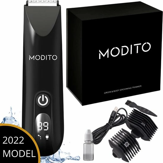 Modito? Trimmer - Bodygroomer Mannen - LED Display - 100% Waterdicht - Elektrisch Scheerapparaat - Voor Schaamstreek - Oplaadbaar - Manscaping Body Groomer 3 Modito? Trimmer - Bodygroomer Mannen - LED Display - 100% Waterdicht - Elektrisch Scheerapparaat - Voor Schaamstreek - Oplaadbaar - Manscaping Body Groomer