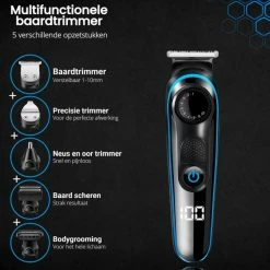 Beeperfect? 5 In 1 Baardtrimmer Voor Mannen - Incl. 5 Opzetstukken - Trimmer - Bodygroomer - Neus En Oor - 0.5-10MM - Gratis Baardkam -Philips winkel 550x550 134