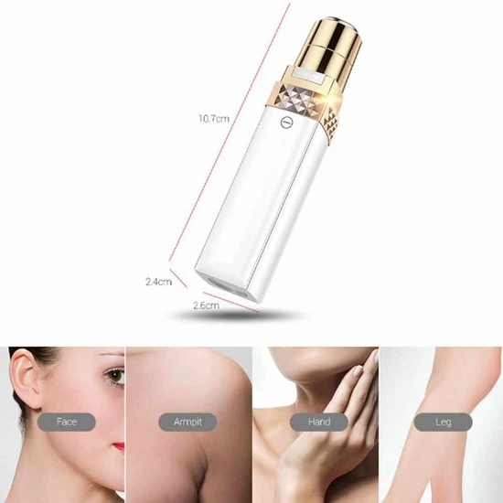 Ayadin KD505 Gezichtsontharing -Flawless Skin - Wit En Goud 6 Ayadin KD505 Gezichtsontharing -Flawless Skin - Wit En Goud - Afbeelding 4