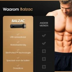 BALZAC™ Trimmer - Bodygroomer Mannen - Manscaped - Waterdicht - Gemaakt Voor Schaamstreek -Philips winkel 550x550 144