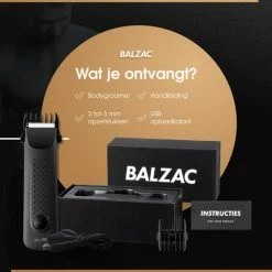 BALZAC™ Trimmer - Bodygroomer Mannen - Manscaped - Waterdicht - Gemaakt Voor Schaamstreek -Philips winkel 550x550 146