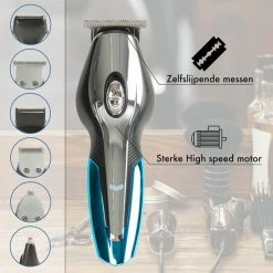 BAESS 5-in-1 Tondeuse Voor Mannen - Baard En Lichaam - Bodygroomer - Neus En Oor - Trimmer - Blauw 17 BAESS 5-in-1 Tondeuse Voor Mannen - Baard En Lichaam - Bodygroomer - Neus En Oor - Trimmer - Blauw -Philips winkel 550x550 166