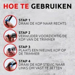 AyeWay 4 In 1 Trimmer - Draadloos - Mannen & Vrouwen - Neus-, Oor-, Baard & Wenkbrauw Trimmer -Philips winkel 550x550 201