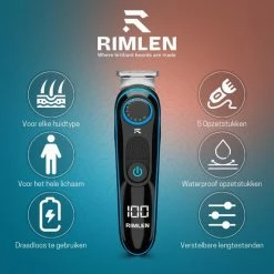 Rimlen? 5 In 1 Baardtrimmer Voor Mannen - Trimmer Voor Baard En Lichaam - Neus En Oor -Bodygroomer - 0.5-10MM -Philips winkel 550x550 207