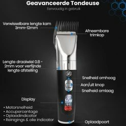 Beeperfect? Professionele Tondeuse Mannen - Draadloos - Haartrimmer - Tondeuse Hoofdhaar - Gratis Kappersset 16 Beeperfect? Professionele Tondeuse Mannen - Draadloos - Haartrimmer - Tondeuse Hoofdhaar - Gratis Kappersset -Philips winkel 550x550 237