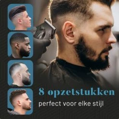 Revahs Professionele Draadloze Tondeuse Voor Mannen - Cheveux Haar - Baard Trimmer Hoofdhaar - Hair Clipper - Haartondeuse -Philips winkel 550x550 248