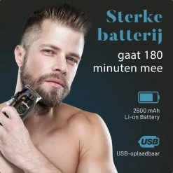 Revahs Professionele Draadloze Tondeuse Voor Mannen - Cheveux Haar - Baard Trimmer Hoofdhaar - Hair Clipper - Haartondeuse -Philips winkel 550x550 250