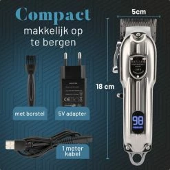 Revahs Professionele Draadloze Tondeuse Voor Mannen - Cheveux Haar - Baard Trimmer Hoofdhaar - Hair Clipper - Haartondeuse -Philips winkel 550x550 252
