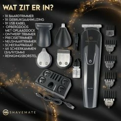ShaveMate 5-in-1 Baard Trimmer - Tondeuse Voor Mannen - Hair Clipper Set - Draadloos - Waterproof 14 ShaveMate 5-in-1 Baard Trimmer - Tondeuse Voor Mannen - Hair Clipper Set - Draadloos - Waterproof -Philips winkel 550x550 280