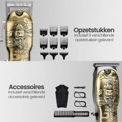 Premes Professionele Draadloze Tondeuse - Trimmer - Haar - Baard - Tondeuse Mannen Hoofdhaar - Haartrimmer - Hair - Tondeuse Cheveux - Trimmer Baard - Trimmerset - Tondeuses - Cadeau Voor Man - Vrouw - Sinterklaas Cadeautjes - Mannen - Vrouwen -Philips winkel 550x550 288