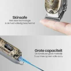 Premes Professionele Draadloze Tondeuse - Trimmer - Haar - Baard - Tondeuse Mannen Hoofdhaar - Haartrimmer - Hair - Tondeuse Cheveux - Trimmer Baard - Trimmerset - Tondeuses - Cadeau Voor Man - Vrouw - Sinterklaas Cadeautjes - Mannen - Vrouwen -Philips winkel 550x550 290