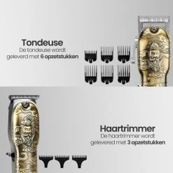Premes Professionele Draadloze Tondeuse - Trimmer - Haar - Baard - Tondeuse Mannen Hoofdhaar - Haartrimmer - Hair - Tondeuse Cheveux - Trimmer Baard - Trimmerset - Tondeuses - Cadeau Voor Man - Vrouw - Sinterklaas Cadeautjes - Mannen - Vrouwen -Philips winkel 550x550 293
