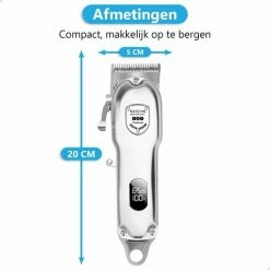 Revahs Professionele Draadloze Tondeuse - Cheveux Haar - Trimmer Mannen Hoofdhaar - Hair Clipper - Haartondeuse - Black Friday 2022 - 8 Opzetkammen -Philips winkel 550x550 318