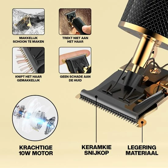 VRL Tondeuse ? Trimmer Voor Mannen ? Baard ? Haartrimmer ? Tondeuse Mannen Hoofdhaar ? 0 Tot 9 Millimeter 7 VRL Tondeuse ? Trimmer Voor Mannen ? Baard ? Haartrimmer ? Tondeuse Mannen Hoofdhaar ? 0 Tot 9 Millimeter - Afbeelding 5