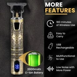 Momo - Scheerapparaat Mannen - Trimmer - Tondeuse - Goud 10 Momo - Scheerapparaat Mannen - Trimmer - Tondeuse - Goud -Philips winkel 550x550 331