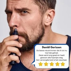 Mesko Neustrimmer - Neustrimmer Mannen - Neus & Oorhaartrimmer - Zwart -Philips winkel 550x550 334