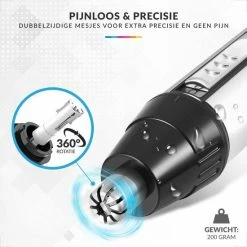 YONO Neustrimmer Multifunctioneel 4 In 1 - Wenkbrauw Trimmer - Oortrimmer - Oplaadbaar - Mannen En Vrouwen -Philips winkel 550x550 338