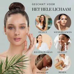 BEAUBY 4 In 1 Multifuntioneel Beautyapparaat ? Elektrische Wenkbrauw Trimmer ? Haarverwijderaar Vrouw - Ladyshave ? Gezicht, Oksels, Benen, Bikinilijn ? Ontharingsapparaat ? USB Oplaadbaar ? Scheerapparaat -Philips winkel 550x550 383