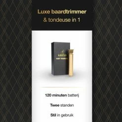 Krexs Gouden Baardtrimmer - Tondeuse - Trimmer - Scheerapparaat - Mannen ? Baard -Philips winkel 550x550 389