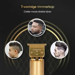 Krexs Gouden Baardtrimmer - Tondeuse - Trimmer - Scheerapparaat - Mannen ? Baard -Philips winkel 550x550 392