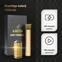 Krexs Gouden Baardtrimmer - Tondeuse - Trimmer - Scheerapparaat - Mannen ? Baard -Philips winkel 550x550 393