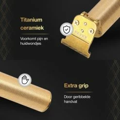 Krexs Gouden Baardtrimmer - Tondeuse - Trimmer - Scheerapparaat - Mannen ? Baard -Philips winkel 550x550 395