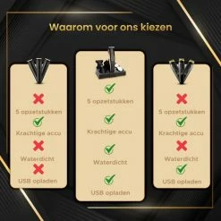 Royal WM - Series 9000 PRO - Baardtrimmer - Zwart - Scheerapparaat - Draadloos -Philips winkel 550x550 408