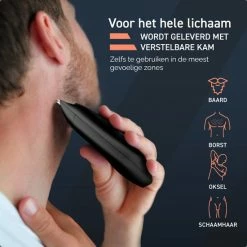 Lifestyle Grooming The BodyGuard - Bodygroomer Voor Mannen Hun Schaamhaar - Body Trimmer Heren - Shaver - Waterdicht Scheerapparaat - Manscaped -Philips winkel 550x550 427