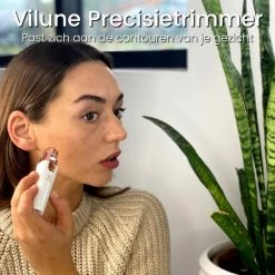 Vilune Wenkbrauw Trimmer - Gezichtsontharing Dames - Eyebrow Razor - Precisietrimmer - Incl. 2x Scheermesje - Leuk Cadeau Voor Vrouwen - USB Oplaadbaar - Wit - Incl. E-book -Philips winkel 550x550 442