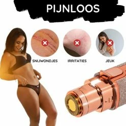 Sansbeaut? Wenkbrauw Trimmer - Gezichtsontharing Dames - Gezichtshaar Verwijderen Vrouw - Safety Razor - Ladyshave - Flawless Gezichts Ontharing - Wenkbrauw Scheermesje -Philips winkel 550x550 459
