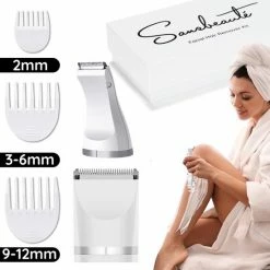 Sansbeauté 3-in-1 Bikinitrimmer - Gezicht/Oksels/Benen/Bikinilijn - Ladyshaves Bikini - Haarverwijderaar Dames - Trimmer Vrouw Intiem Schaamhaar - Hair Eraser - Black Friday 2022 -Philips winkel 550x550 483