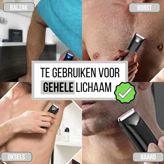 Gently Grooming Gently Scheerapparaat Mannen - Voor Schaamhaar & Schaamstreek - Trimmer - Manscaped - Body Shaver - Tondeuse Heren Voor Schaamhaar 7 Gently Grooming Gently Scheerapparaat Mannen - Voor Schaamhaar & Schaamstreek - Trimmer - Manscaped - Body Shaver - Tondeuse Heren Voor Schaamhaar - Afbeelding 5