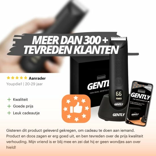 Gently Grooming Gently Scheerapparaat Mannen - Voor Schaamhaar & Schaamstreek - Trimmer - Manscaped - Body Shaver - Tondeuse Heren Voor Schaamhaar 17 Gently Grooming Gently Scheerapparaat Mannen - Voor Schaamhaar & Schaamstreek - Trimmer - Manscaped - Body Shaver - Tondeuse Heren Voor Schaamhaar - Afbeelding 15