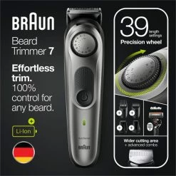 Braun Baardtrimmer 7 BT7320 - Baardtrimmer - Haartrimmer