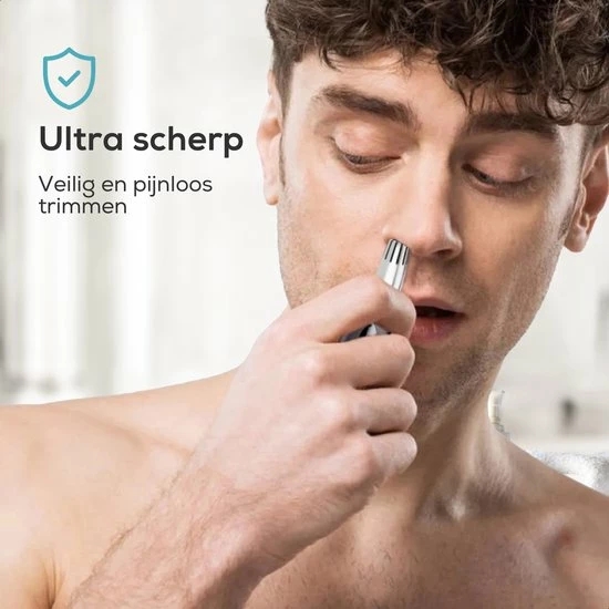 Invisio? Neustrimmer Mannen & Vrouwen ? RVS Neushaartrimmer Heren ? Waterbestendig 7 Invisio? Neustrimmer Mannen & Vrouwen ? RVS Neushaartrimmer Heren ? Waterbestendig - Afbeelding 5