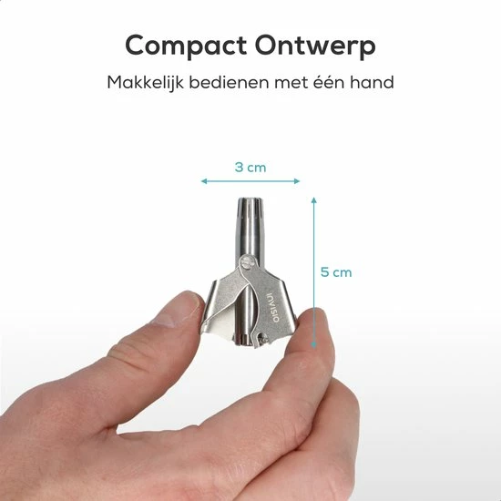Invisio? Neustrimmer Mannen & Vrouwen ? RVS Neushaartrimmer Heren ? Waterbestendig 8 Invisio? Neustrimmer Mannen & Vrouwen ? RVS Neushaartrimmer Heren ? Waterbestendig - Afbeelding 6