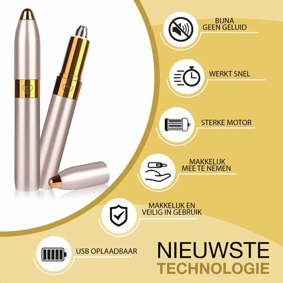 Gluxury Originele Wenkbrauw Trimmer + Borstel Set ? Best Getest En Extra Veilig - Wenkbrauw Epilator ? USB Oplaadbaar ? Precisietrimmer ? Epileerapparaat 4 Gluxury Originele Wenkbrauw Trimmer + Borstel Set ? Best Getest En Extra Veilig - Wenkbrauw Epilator ? USB Oplaadbaar ? Precisietrimmer ? Epileerapparaat - Afbeelding 2